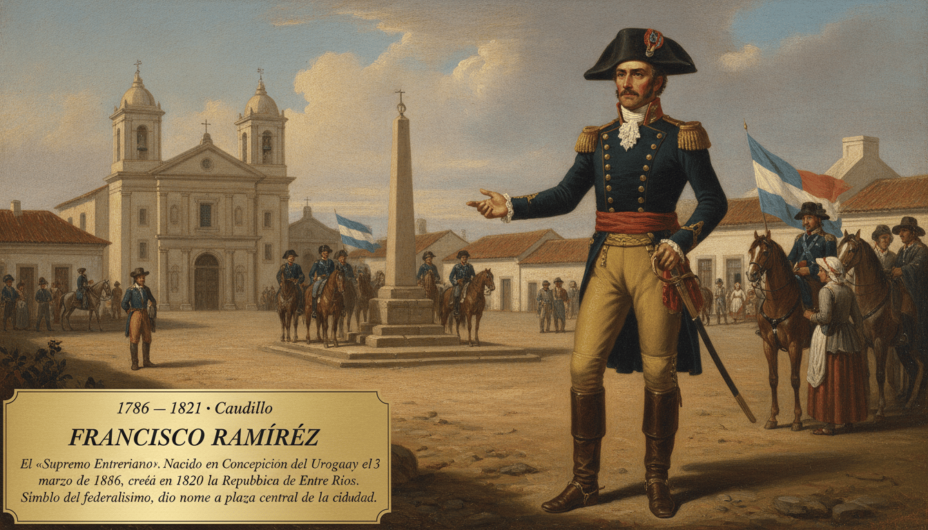 Retrato histórico de Francisco Ramírez